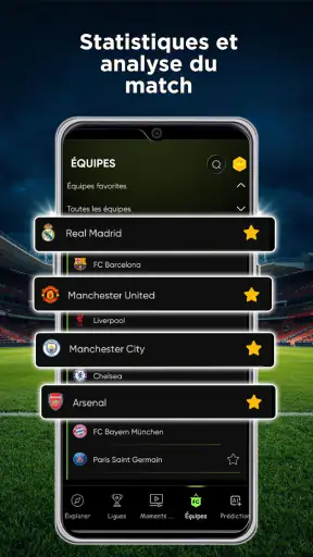 Live Scores: Match de football screenshot 4