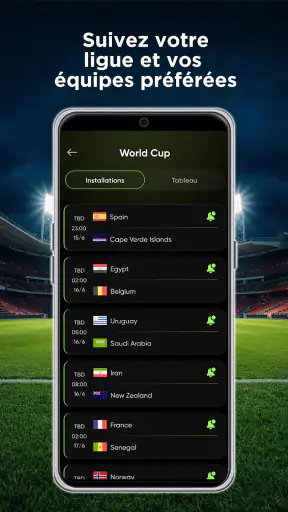 Live Scores: Match de football screenshot 6