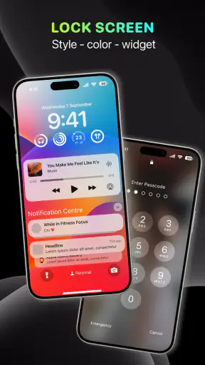 Lock Screen, Widgets - YoLock screenshot 2