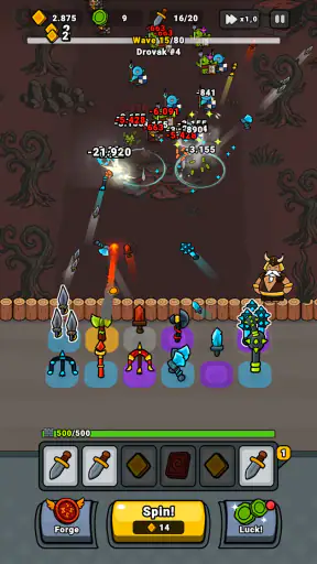 Lucky Forge: Idle TD Game screenshot 12