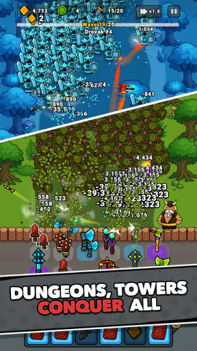 Lucky Forge: Idle TD Game screenshot 4