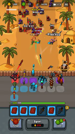 Lucky Forge: Idle TD Game screenshot 7