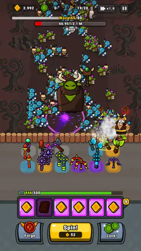 Lucky Forge: Idle TD Game screenshot 8