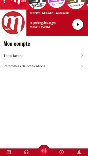 M Radio chansons francaises screenshot 3