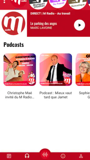 M Radio chansons francaises screenshot 4