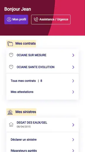 Ma Matmut screenshot 2