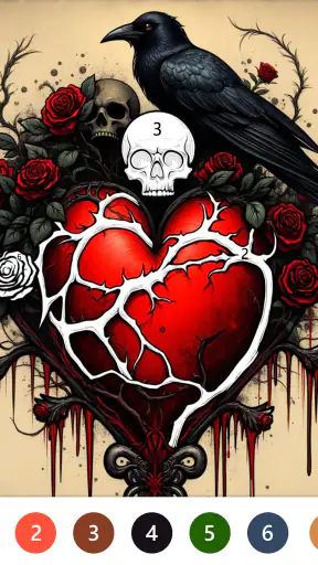 Macabre Color Paint By Number screenshot 10