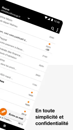 Mail Orange - Messagerie email screenshot 2