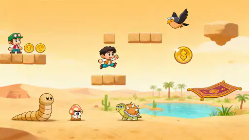 Maino's World : Super Run Game screenshot 10