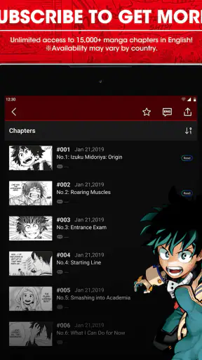 MANGA Plus by SHUEISHA screenshot 12