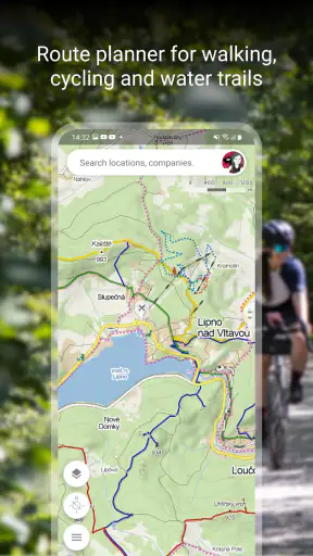 Mapy.com: Randonnée & Vélo screenshot 1