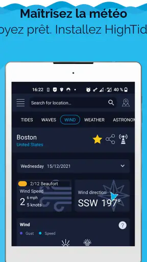 Marées & météo marine screenshot 12