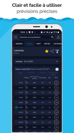 Marées & météo marine screenshot 2