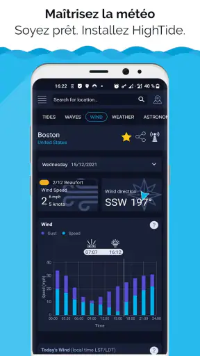 Marées & météo marine screenshot 4
