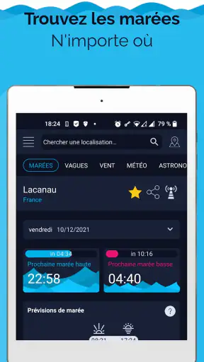 Marées & météo marine screenshot 9