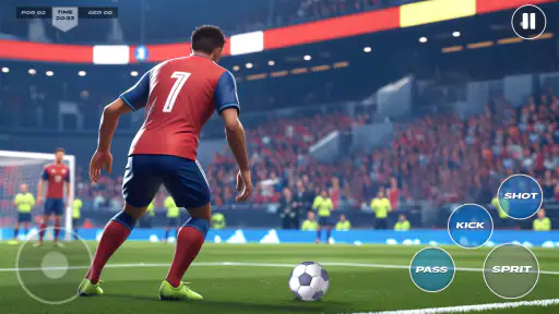 Match de football sur penalty screenshot 2
