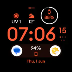 Material 4: Watch face screenshot 10