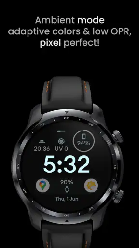 Material 4: Watch face screenshot 4