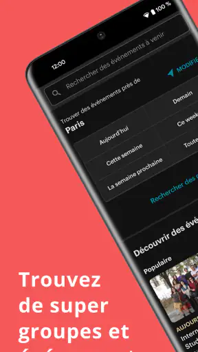 Meetup : événements locaux screenshot 1