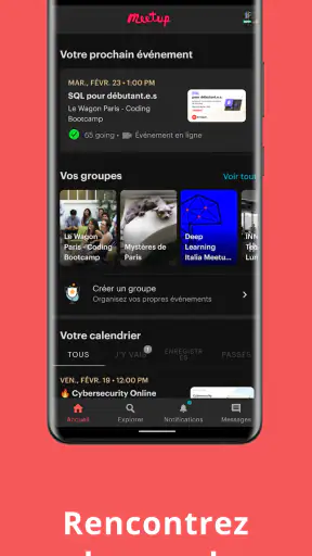 Meetup : événements locaux screenshot 3