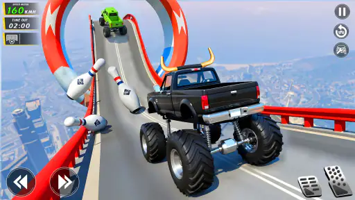 Mega Ramp Monster Truck Stunts screenshot 1