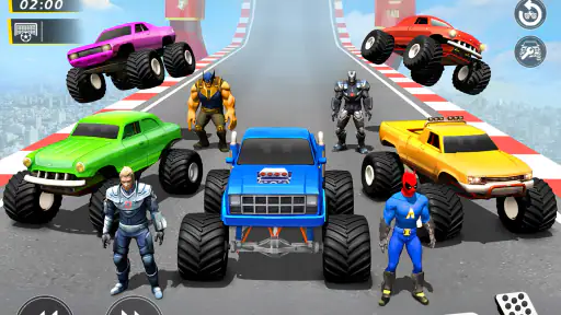 Mega Ramp Monster Truck Stunts screenshot 10