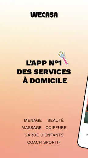 Ménage à domicile - Wecasa screenshot 1