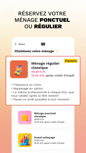 Ménage à domicile - Wecasa screenshot 11