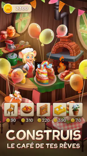 Merge Inn - Jeu de fusion/café screenshot 1