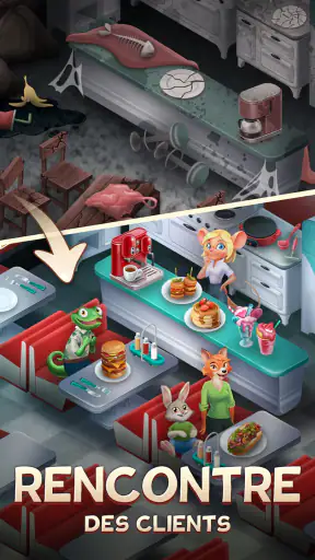 Merge Inn - Jeu de fusion/café screenshot 10