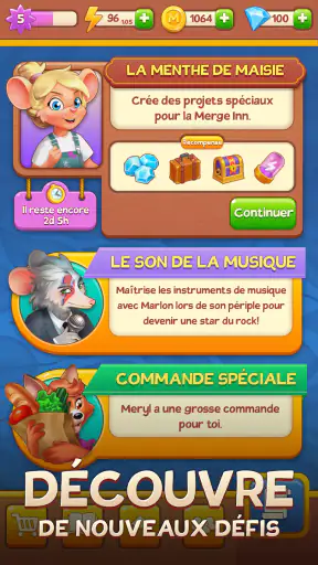 Merge Inn - Jeu de fusion/café screenshot 7