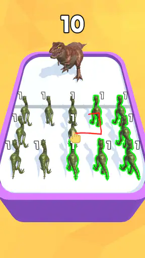 Merge Master - Jeux Dinosaure screenshot 11