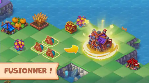 Mergest Kingdom: jeu de fusion screenshot 1