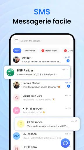 Messages : SMS screenshot 1