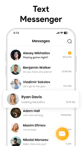 Messages: SMS Messenger screenshot 1