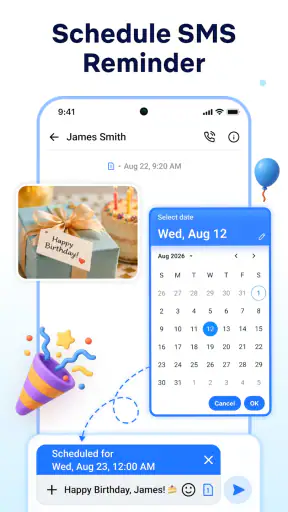 Messages - Text SMS Home screenshot 11
