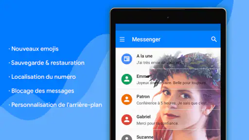 Messenger - Application de SMS screenshot 8