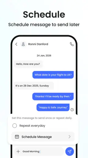 Messenger: Messages SMS App screenshot 4