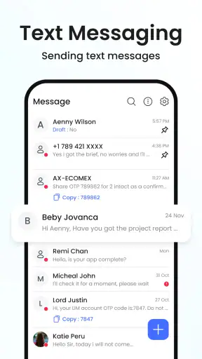 Messenger: Messages SMS App screenshot 6