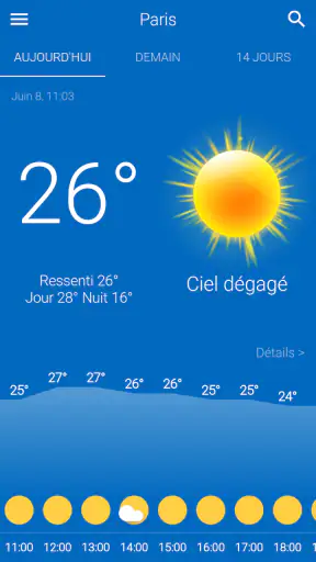 Météo screenshot 1