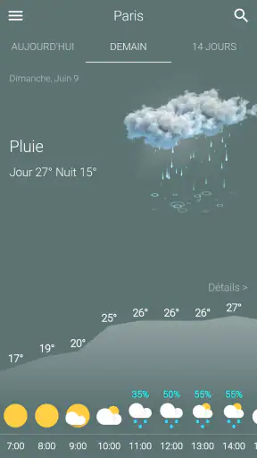 Météo screenshot 2