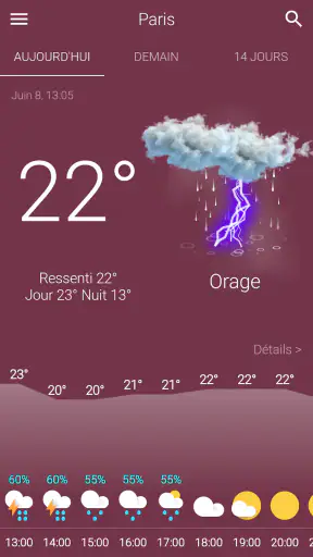Météo screenshot 5
