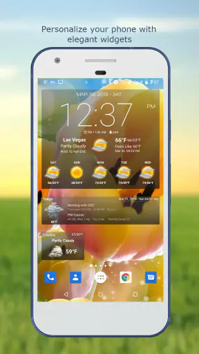 Météo & Horloge Widget screenshot 1