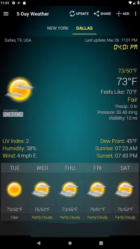 Météo & Horloge Widget screenshot 10