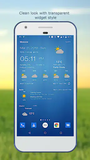 Météo & Horloge Widget screenshot 3