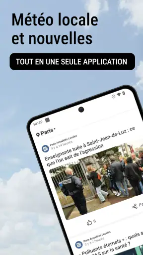 Météo locale et nouvelles screenshot 1