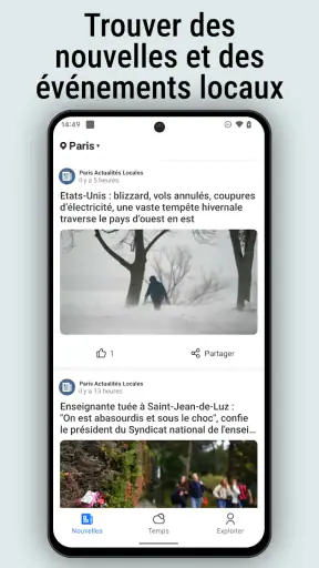 Météo locale et nouvelles screenshot 5