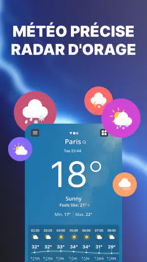 Météo précise. Radar d'orage screenshot 1