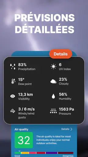 Météo précise. Radar d'orage screenshot 5