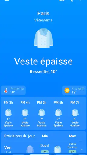 Météo, Prévisions: Weather Sky screenshot 11